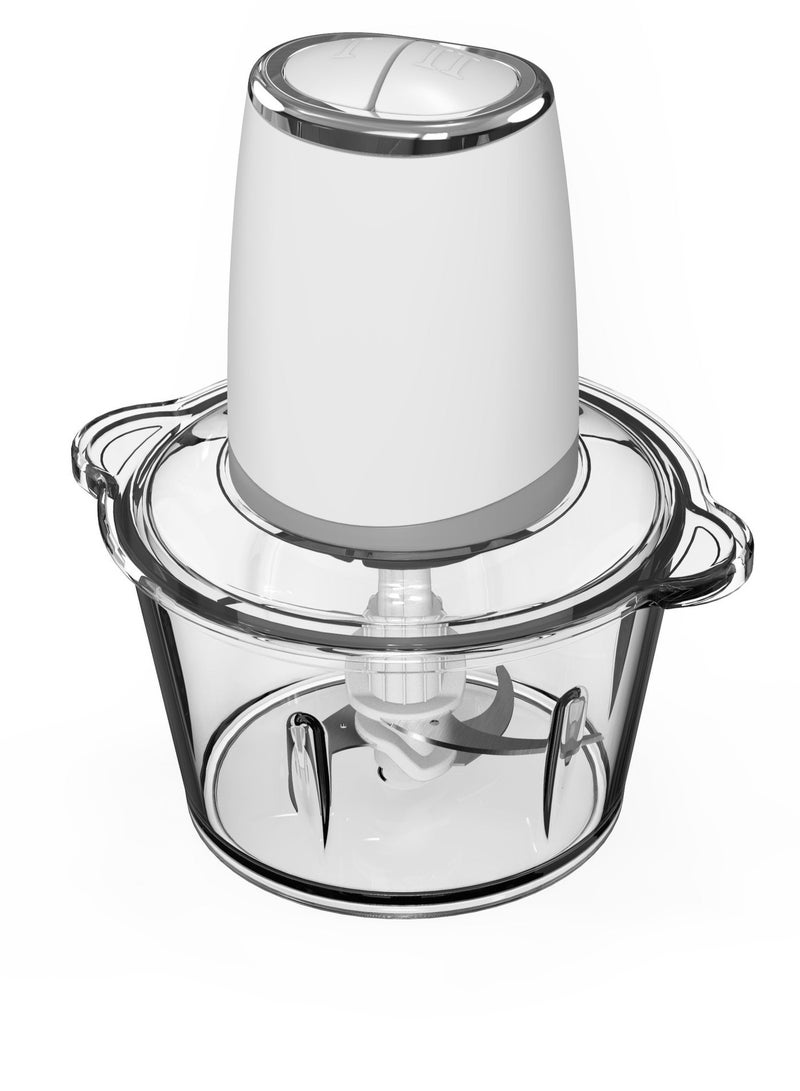 Dots Food Chopper Glass with stirring bowl, 2-speed 500W for grinding vegetables, fruits and onions- FCU1020PG - Image 4